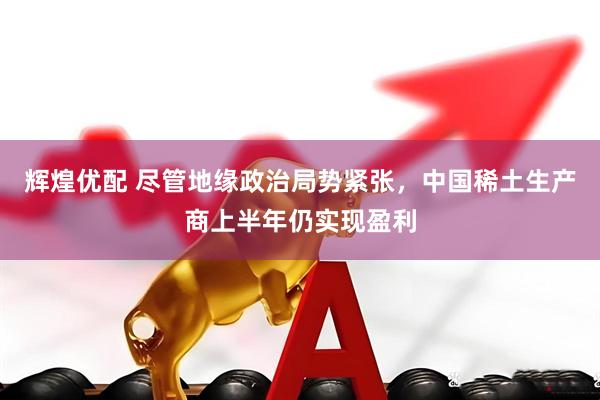 辉煌优配 尽管地缘政治局势紧张，中国稀土生产商上半年仍实现盈利